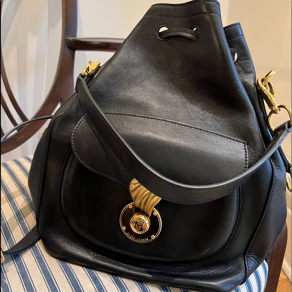 Ralph Lauren Collection "Ricky" Bucket Bag